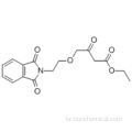 부 탄산, 4- [2- (1,3- 디 하이드로 -1,3- 디 옥소 -2H- 이소 인돌 -2- 일)에 톡시] -3- 옥소-, 에틸 에스테르 CAS 88150-75-8